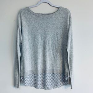 LOFT Light Sweater Tunic-style Top w/ Flowy Feel M